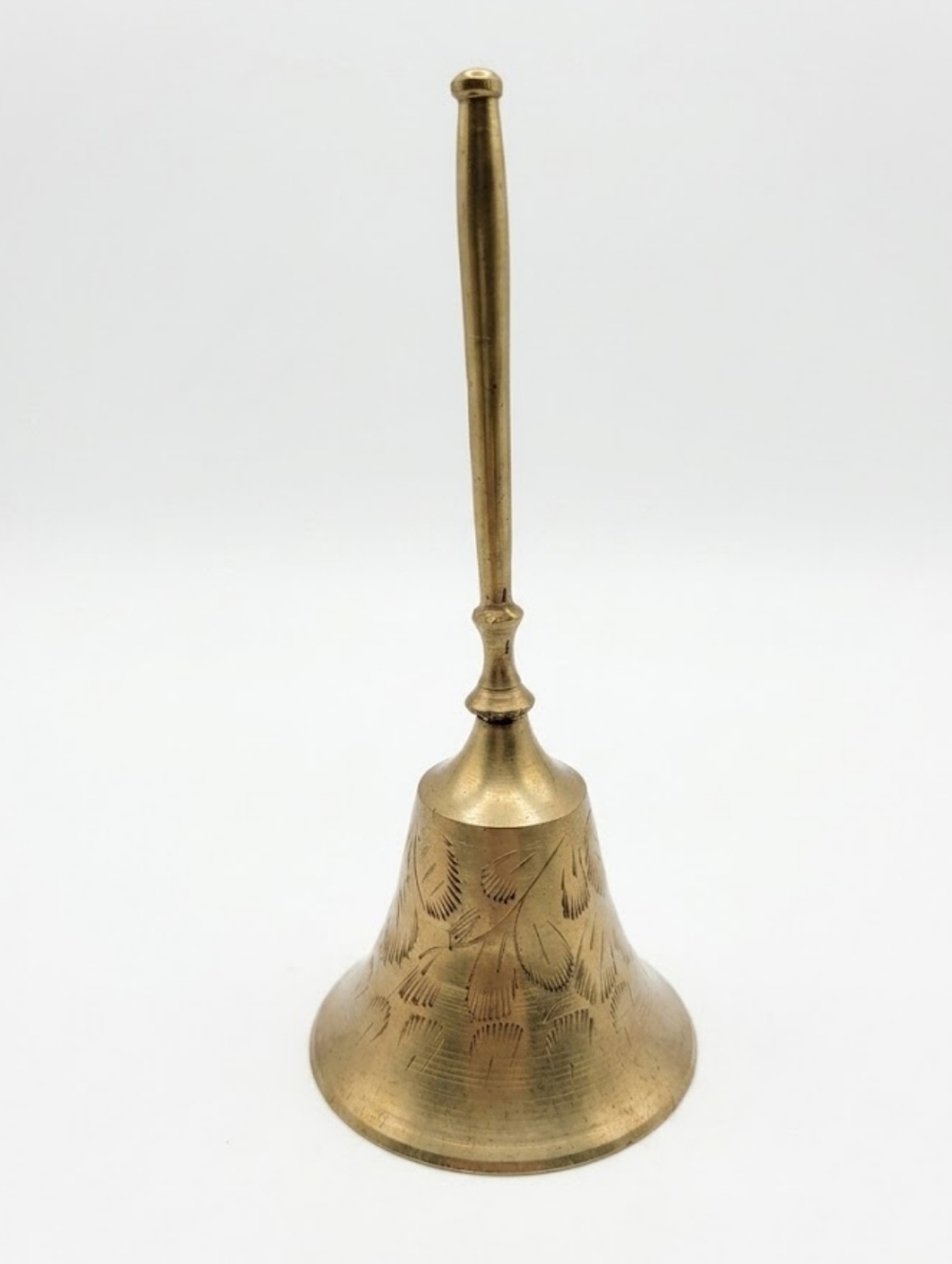 Vintage Solid Brass Hand Bell Made India